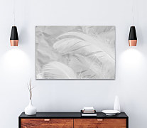 Boho obraz Biele pierka 2002